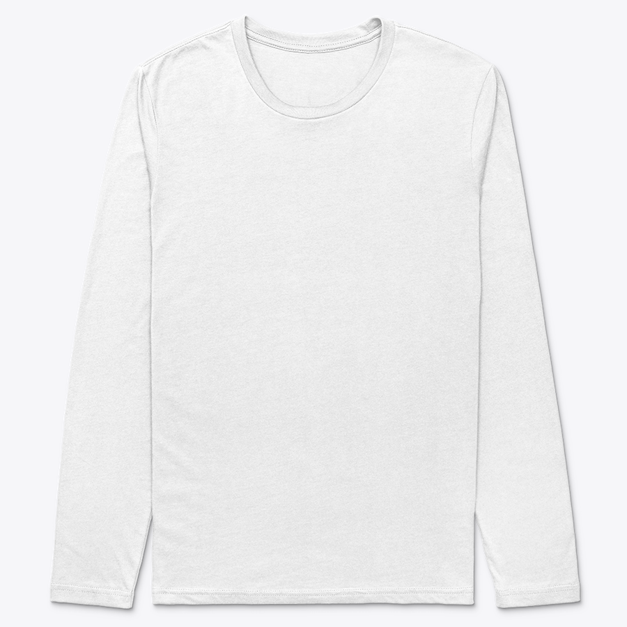 Premium Cotton Long Sleeve T-Shirt Blank - 100% Soft & Breathable Fabric for Everyday Wear