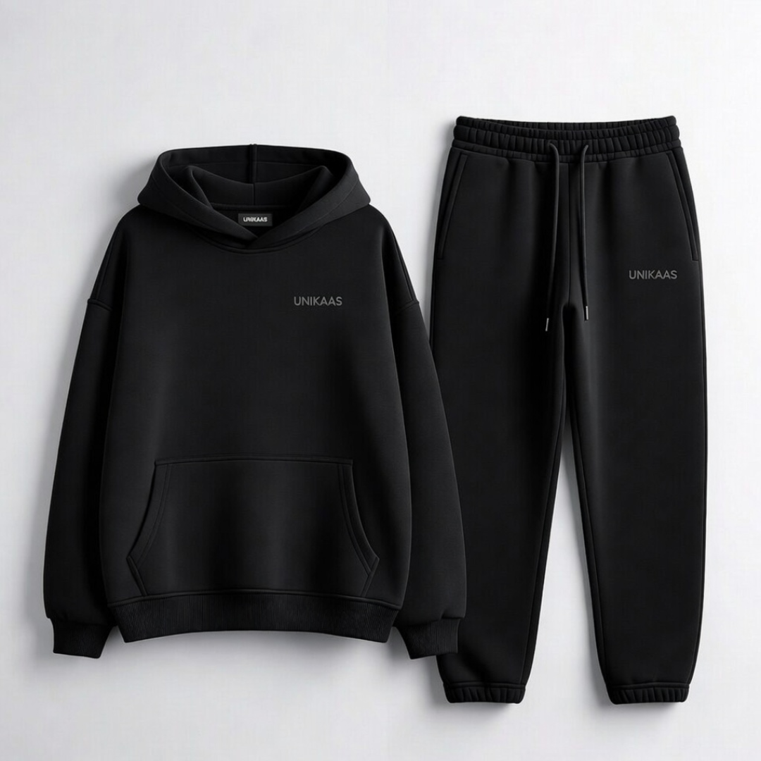 Alternative view of Charcoal Grey Hoodie Tracksuit Wholesale Supplier | Bulk Manufacturer UK USA Canada Australia UAE Pakistan | Unikaas