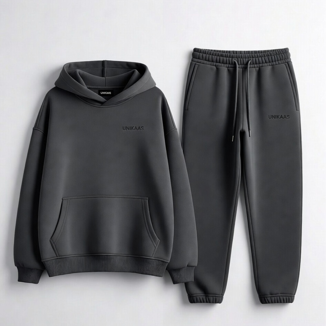 Heather grey hoodies tracksuit bulk wholesale supplier Unikaas for UK USA Canada Australia UAE Pakistan