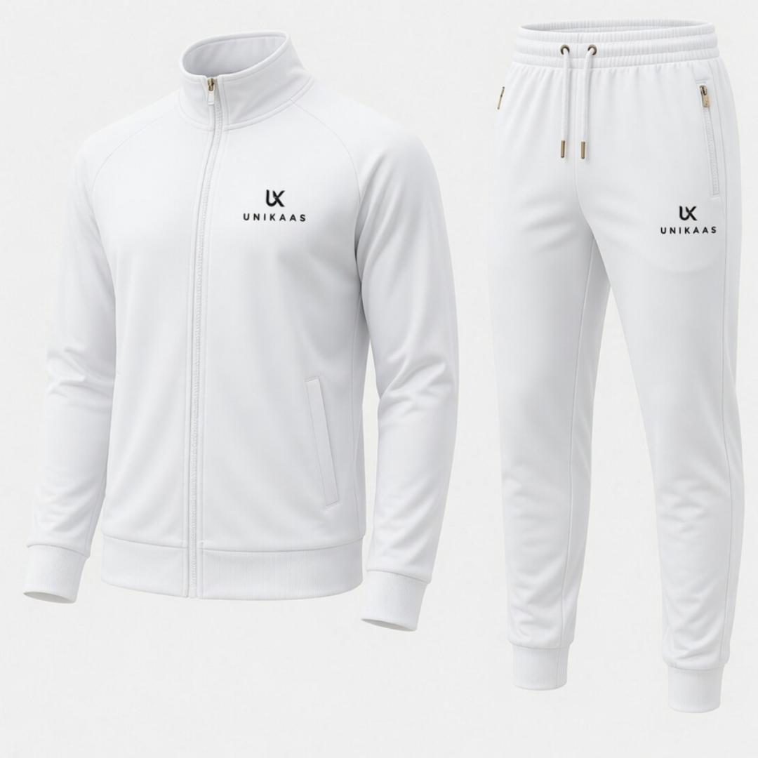 Alternative view of Black Zipper Tracksuit Wholesale Supplier | Bulk Manufacturer in UK, USA, Canada, Australia, UAE & Pakistan – Unikaas