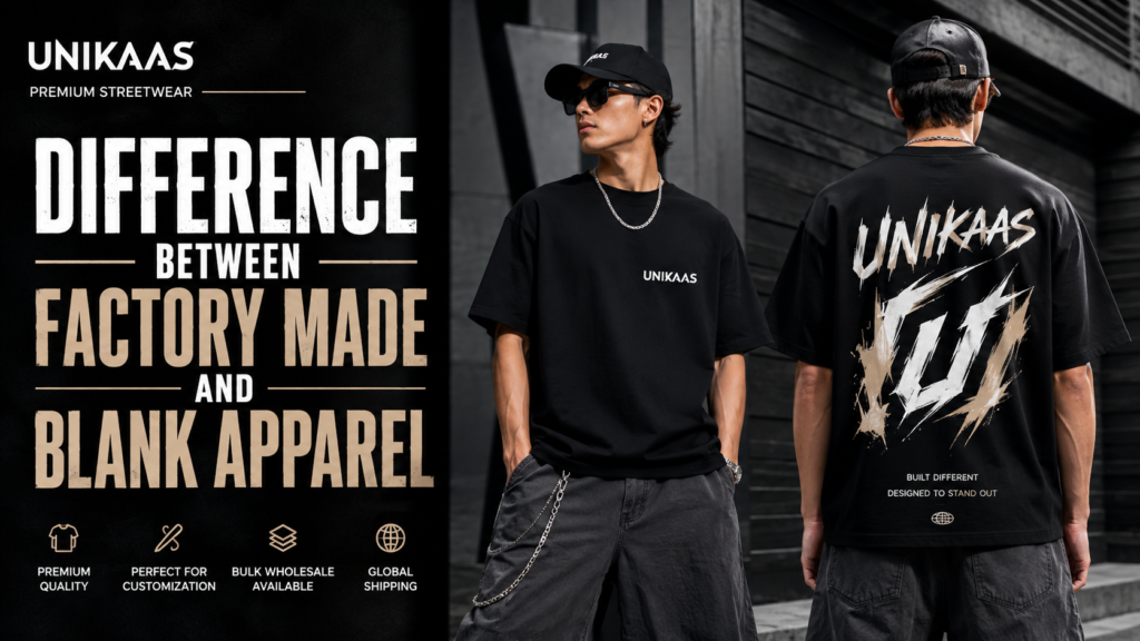Difference Between Factory Made and Blank Apparel | Unikaas