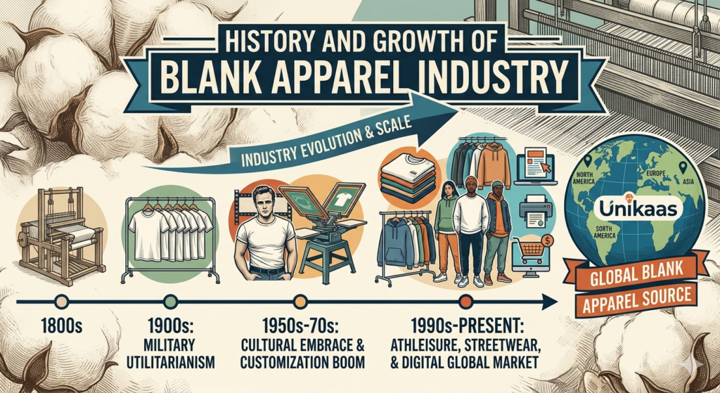 History of Blank Apparel: Global Growth in UK, USA & More | Unikaas