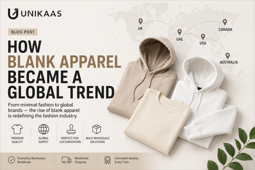 How Blank Apparel Became a Global Trend | Unikaas