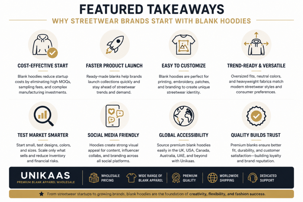 Why Streetwear Brands Start with Blank Hoodies | Unikaas