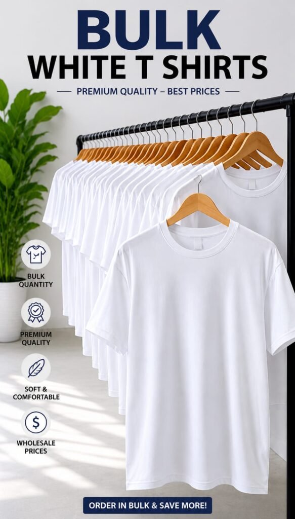 plain white t shirts